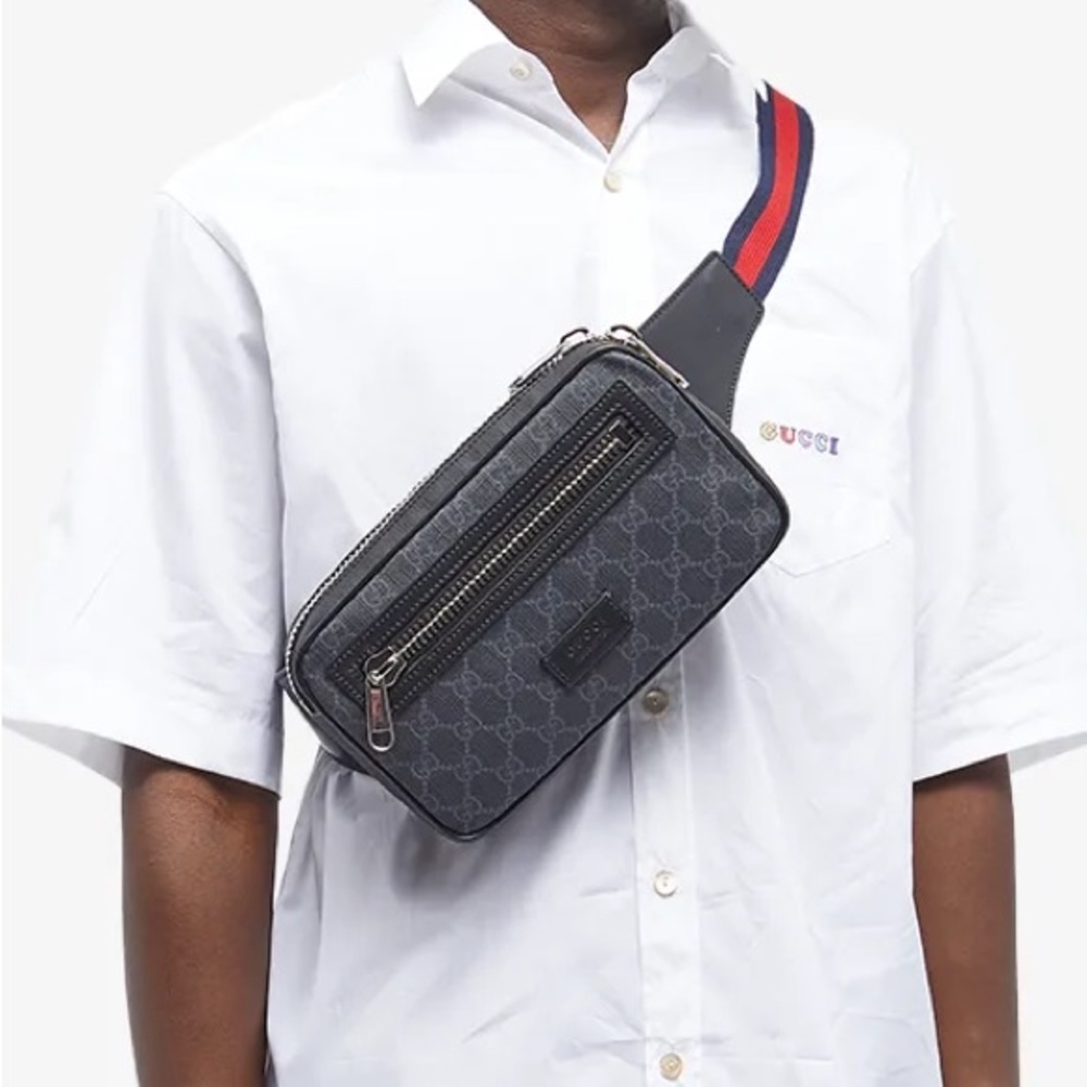 Gucci GG Supreme Belt Bag + Dust Bag + Box